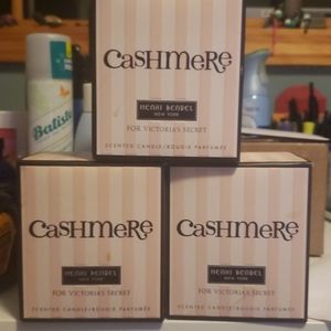 henri bendel x Victoria secret cashmere candle x3